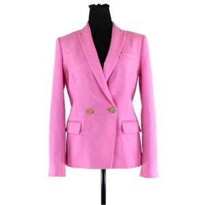 NWT J. Crew Pink Double Breasted Blazer sz 2P